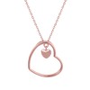 GIVA Love Heart Pendant Necklaces Link Chain, 925 Sterling Silver Hypoallergenic Silver,