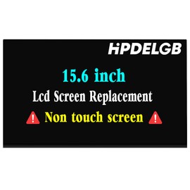 HPDELGB Replacement for HP Probook 450 G8 G9 G10 / 455 G8 G9 G10 LCD Screen LED Display 1080P 30PIN FHD 1920x1080 IPS
