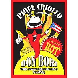 Pique Criollo Don Bori Hot 7oz | Very Hot Sauce | 100% Handcraft in Puerto Rico