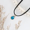MILAKOO Boho Layered Velvet Choker Tiny Teardrop Pendant Ribbon Necklace