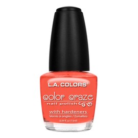 L.A. Colors Craze Nail Polish, Hottie, 0.44 Fluid Ounce