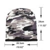 Michear Winter Thermal Fleece Camouflage Beanie Hat, Men's Lined Army