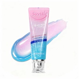 Hotluck Niacinamide Toothpaste | Whitening & Fluoride-Free for Healthy Gums & Fresh Breath | Removes Surface Stains, Natural Peach Flavor | 3.53 Oz