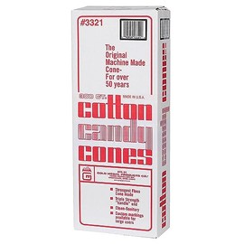 Gold Medal GM3321 Plain Cotton Candy Cones (Pack of 300)
