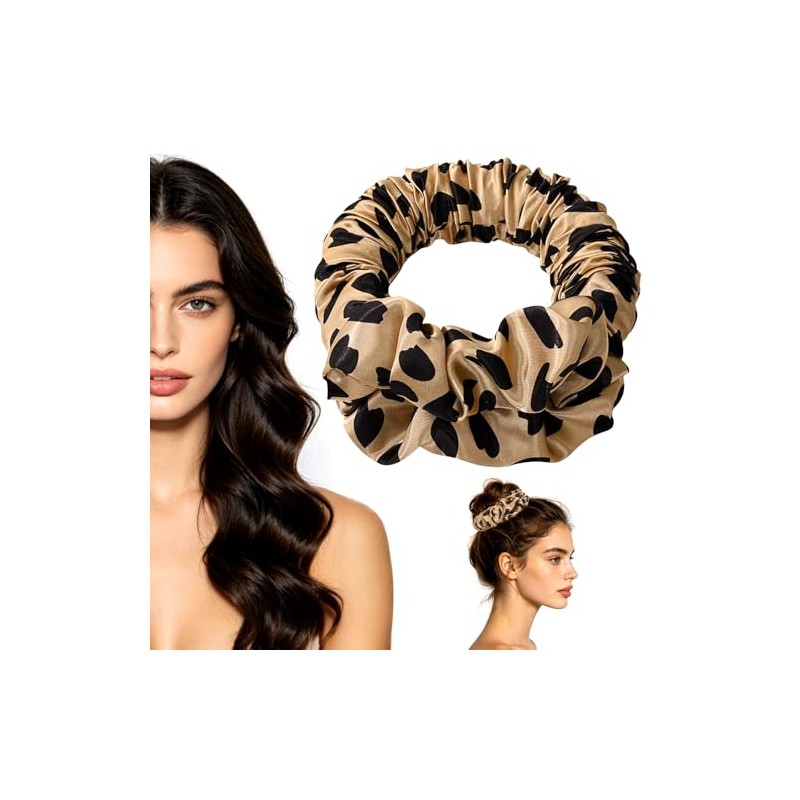 Rulos para Cabello Sin Calor Leopardo - Rizador de Cabello