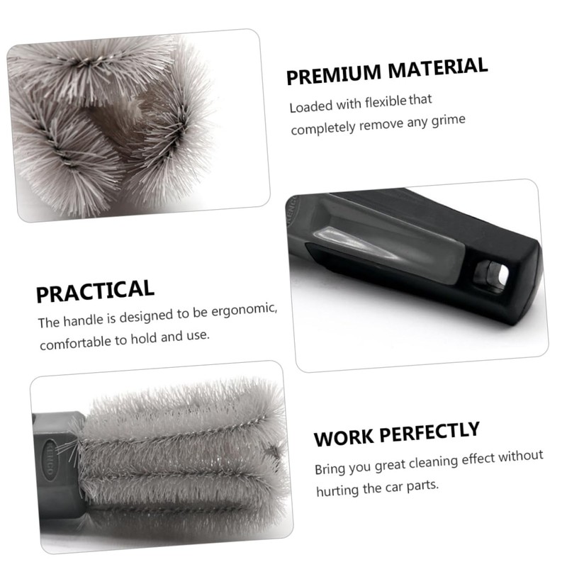 Alipis Car Lug Nut Brush Ergonomic Wheel Cleaning Tool for
