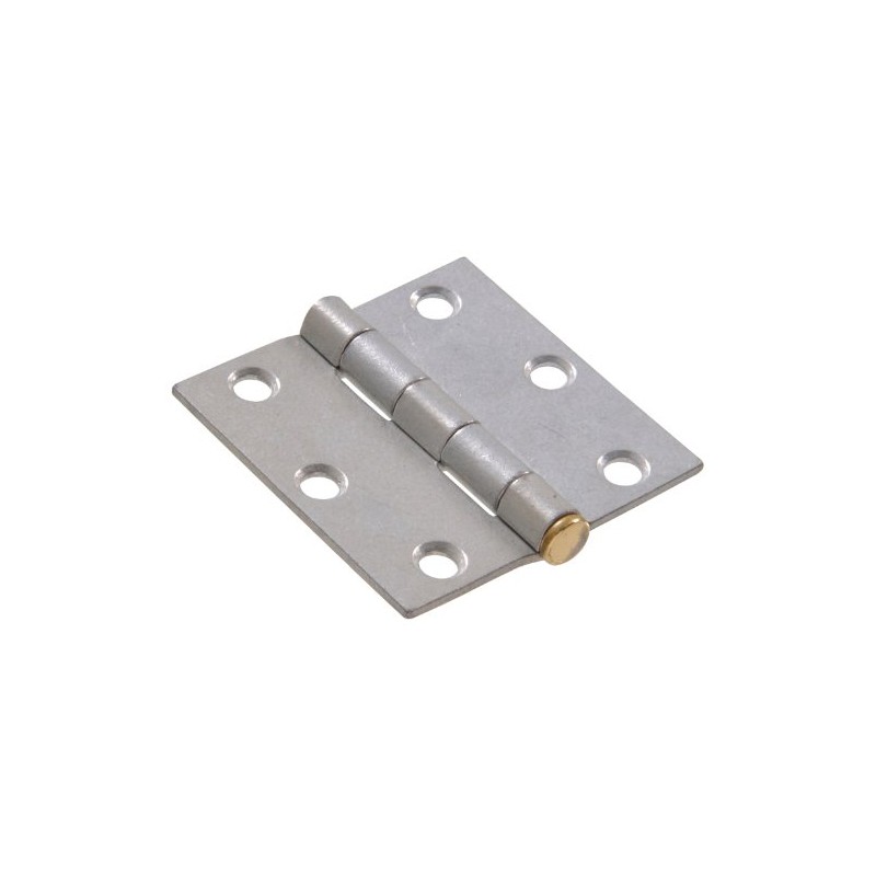 Hardware Essentials 851746 General Purpose Square Corner Hinges Fixed Pin