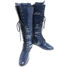 My Party Shirt Blue Adult Wrestling Boots-Adult Medium (US 10-11)