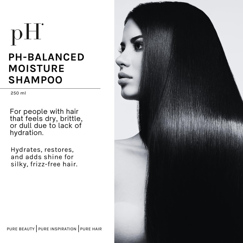 pH PURE HAIR Deep Moisture Shampoo - Sulfate-Free, Hydrating pH