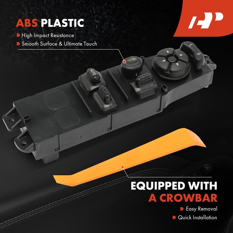 A-Premium - Driver Side Master Power Window Switch - Compatible