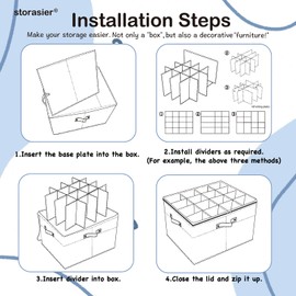 storasier 2 PACK Shoe Storage Organizer for Closet,Stackable Shoe Storage Box for Entryway,Cube Storage Cabinet,Organizador De Zapato,Folding House Container with Clear Cover,Holder Shoe Rack(Grey)