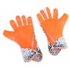 2pcs Soccer Gloves Nylon Polyurethane Fiber Latex Breathable Strong Grip
