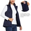 BALEAF Women's Lightweight Vest Softshell Sleeveless Jacket Windproof Stand Collar