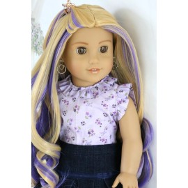 American Girl Honey Blinking Doll Eyes for 18'' dolls| American girl doll|Brown Doll Eyes