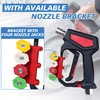 RIDGE WASHER Pressure Washer Gun 5000 PSI with Nozzle Bracket,