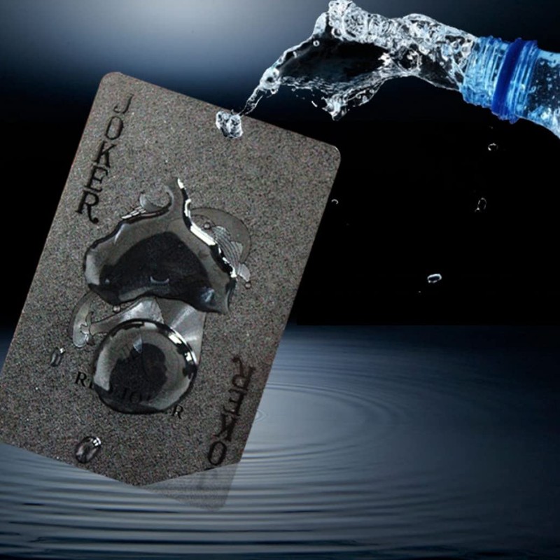 XSAJU Plastic Playing Cards Break-resistant Waterproof Card Game Magic with