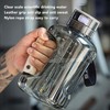 Wasserstoff-Wasserflasche, Wasserstoff-Wasserflasche, 1,5 L, Hohe Kapazität, SPE-PEM-Technologie, Waterionizer-Generator, Wasser-Ionisator-Flasche (Grauschwarz)