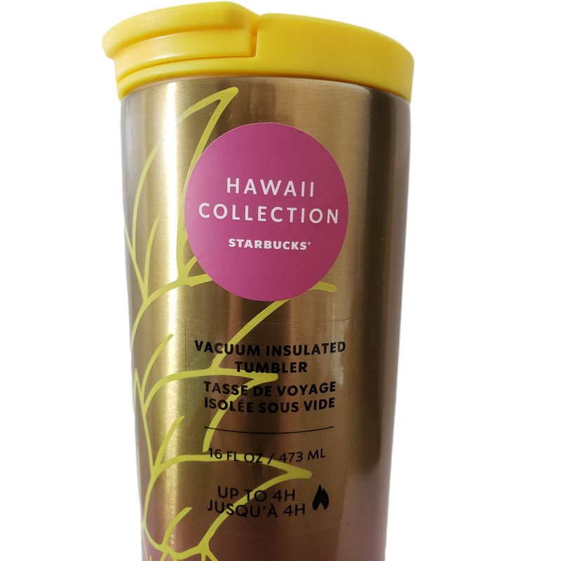 Starbucks Hawaii Collection Stainless Steel Pineapple 16oz Tumbler