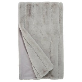 Fabulous-Furs Donna Salyers Dove Faux Fur Posh Throw, Dove, 60X72