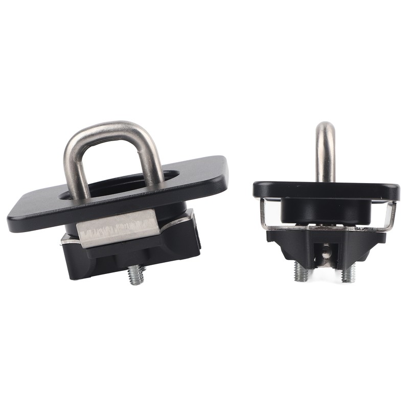 2pcs Stainless Steel Bull Ring Truck Bed Side Tie Down