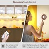 Rechargeable Puck Lights with Remote Control,2000mAh High Capacity Battery Operated