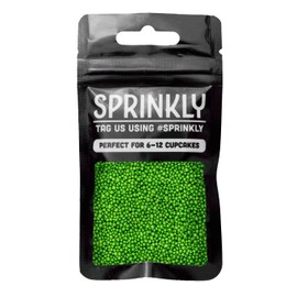 SPRINKLY - Glimmer 100's & 1000's (No E171) - Green - 30g