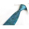 Men's Paisley Floral Pattern Ties Set with Pocket Suqare Luxury