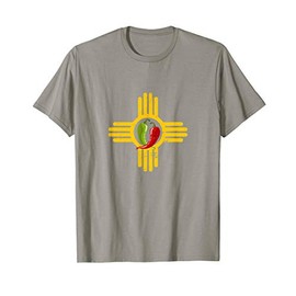New Mexico Southwest Zia with Red and Green Chile T-Shirt