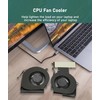 CPU Cooling Fan for OMEN 15 DC, 4 Pin Silent