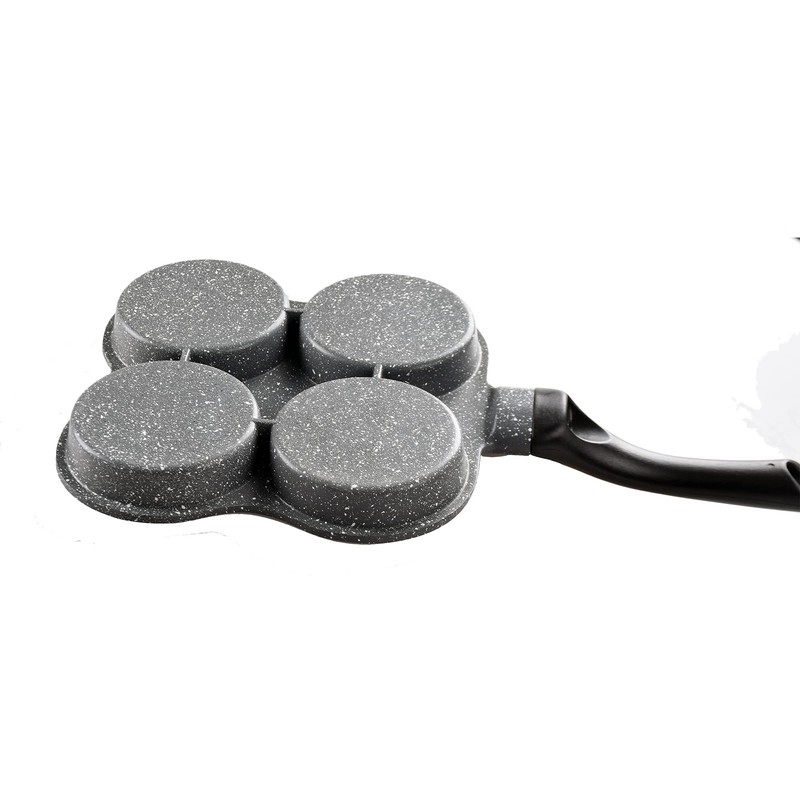 Buecmue Rustless Egg Frying Pan | 4-Cup Nonstick Easy Clean