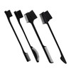 SAFIGLE Dual-Headed Eyebrow Brush Set 4 Pieces Multifunctional Hairline Combs