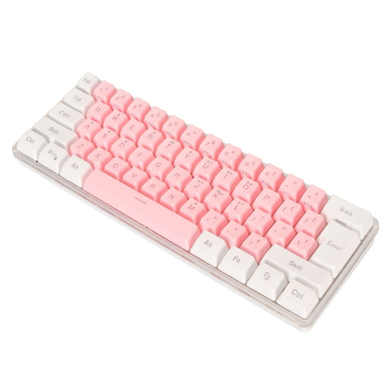 60% Wired Gaming Keyboard RGB Mini Keyboard Imitated Mechanical Technique