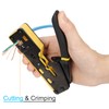 Solsop Pass Through RJ45 Crimp Tool Kit Ethernet Crimper CAT5