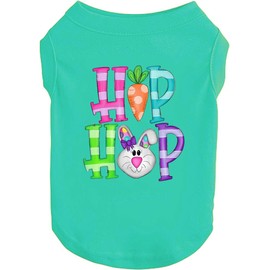 SUEOSU Happy Easter Shirts for Dog Funny Print Vest for Small Medium Large Dogs Funny Dogs Tank Top Lightweight Pets T-Shirt Costumes for Easter Day (Small, ea blue01)