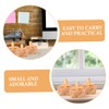 Levemolo 5pcs Handwoven Miniature Wooden Baskets Adorable Candy Holders for