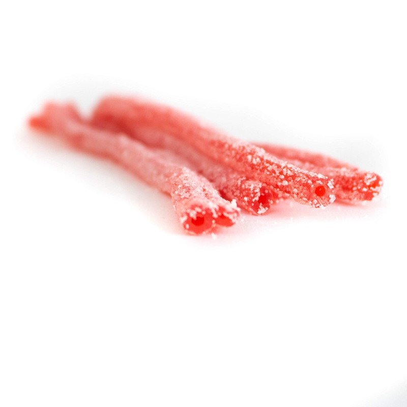 Sour Punch Straws Chewy Candy, Strawberry Flavored Sour Candy, 2oz