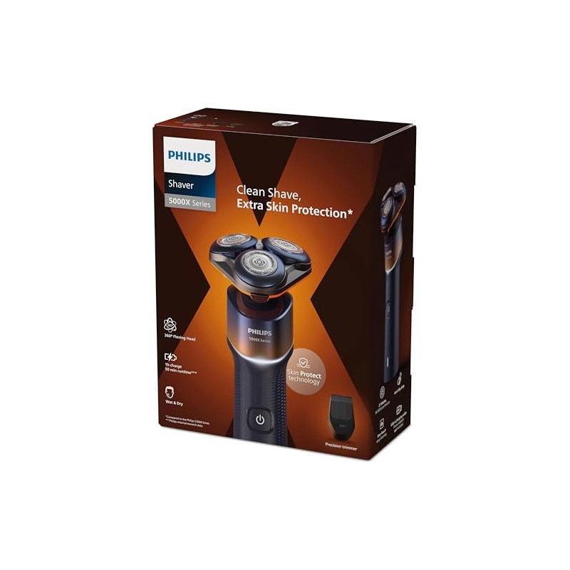Philips Series 5000X Afeitadora Eléctrica para uso en Seco y