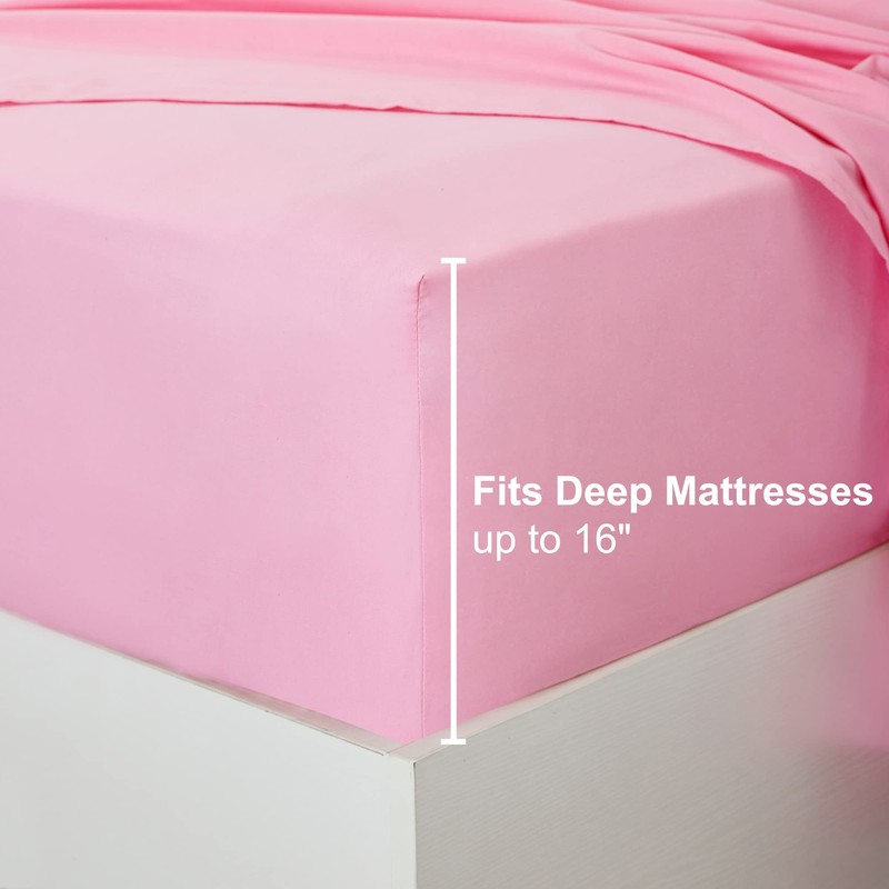 Best Season 400 Thread Count Cotton Queen Size Sheet Set