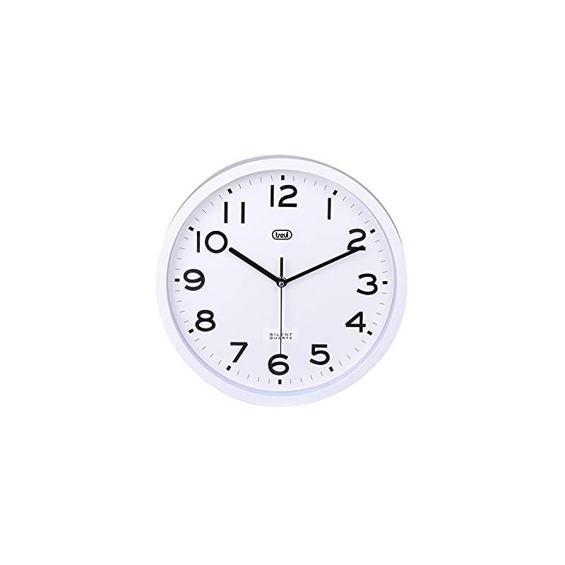 Trevi OM 3302 S Wall Clock, Diameter 30 cm, Silent