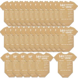 ELNX 30 Pcs Baby Prediction Cards, Baby Shower Prediction Cards Baby Shower Decorations Baby Shower Games for Baby Shower Advice