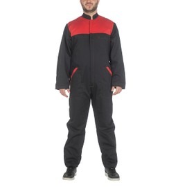 C.B.F. Balducci Group Work Suit with Multiple Pockets Work Suit, Black / red