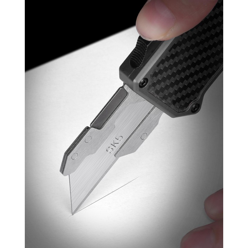 ainhue RU36 Retractable Utility Knife, 3.66 Inch Aluminum Ergonomic Handle