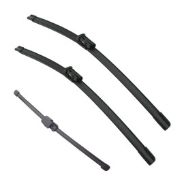 Replacement for Volkswagen Atlas 2018 2019 2020 2021 2022 Silent Wipers -FAPIUO Front Windshield Wipers 26"+22"+12" Blade Set (3 Pack) TOP LOCK