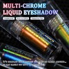Multichrome Glitter Liquid Eyeshadow, Chameleon Eyeshadow Color Shifting, Holographic Metallic