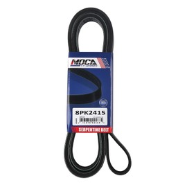 MAXWIN 8PK2415 Serpentine Belt fit 2007-2008 for Toyota Tundra, 2008 Sequoia 5.7L, 2008-2010 for Ford F-550 Super Duty, 2010 for Ford F-250 Super Duty/F-350 Super Duty/F-450 Super Duty 6.4L