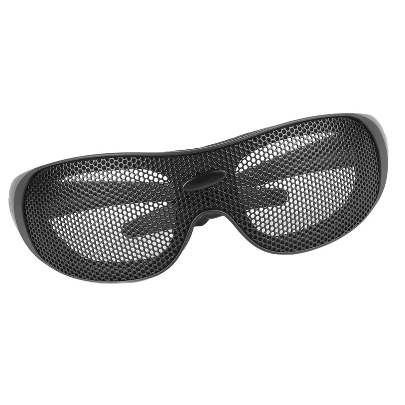 Windproof Goggles Breathable Impact Resistance Iron Mesh Pattern Protective Glasses