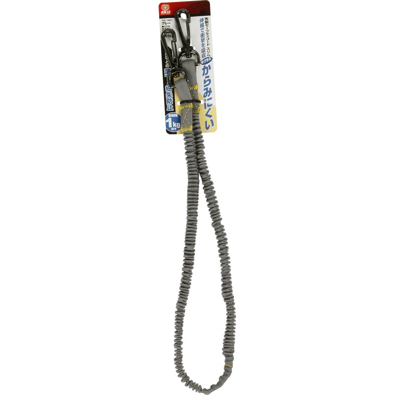 SK11 SSC-1NGY Fabric Safety Cord Natural Length Approx. 28.7 inches