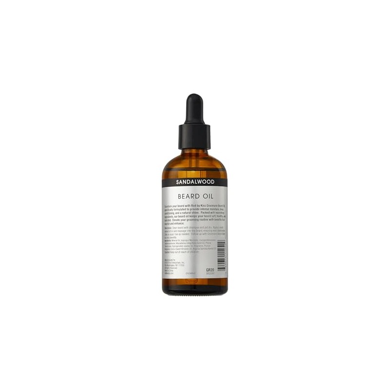 Red by Kiss Aceite Para Barba Groomane, Con Aceite De