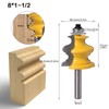 5pcs 8mm Shank Handrail Router Bit Cabinet Door Top Line