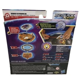 Hasbro Beyblade Burst Surge Speedstorm Rip Fire Force Set, Light-Up Top and Launcher H6